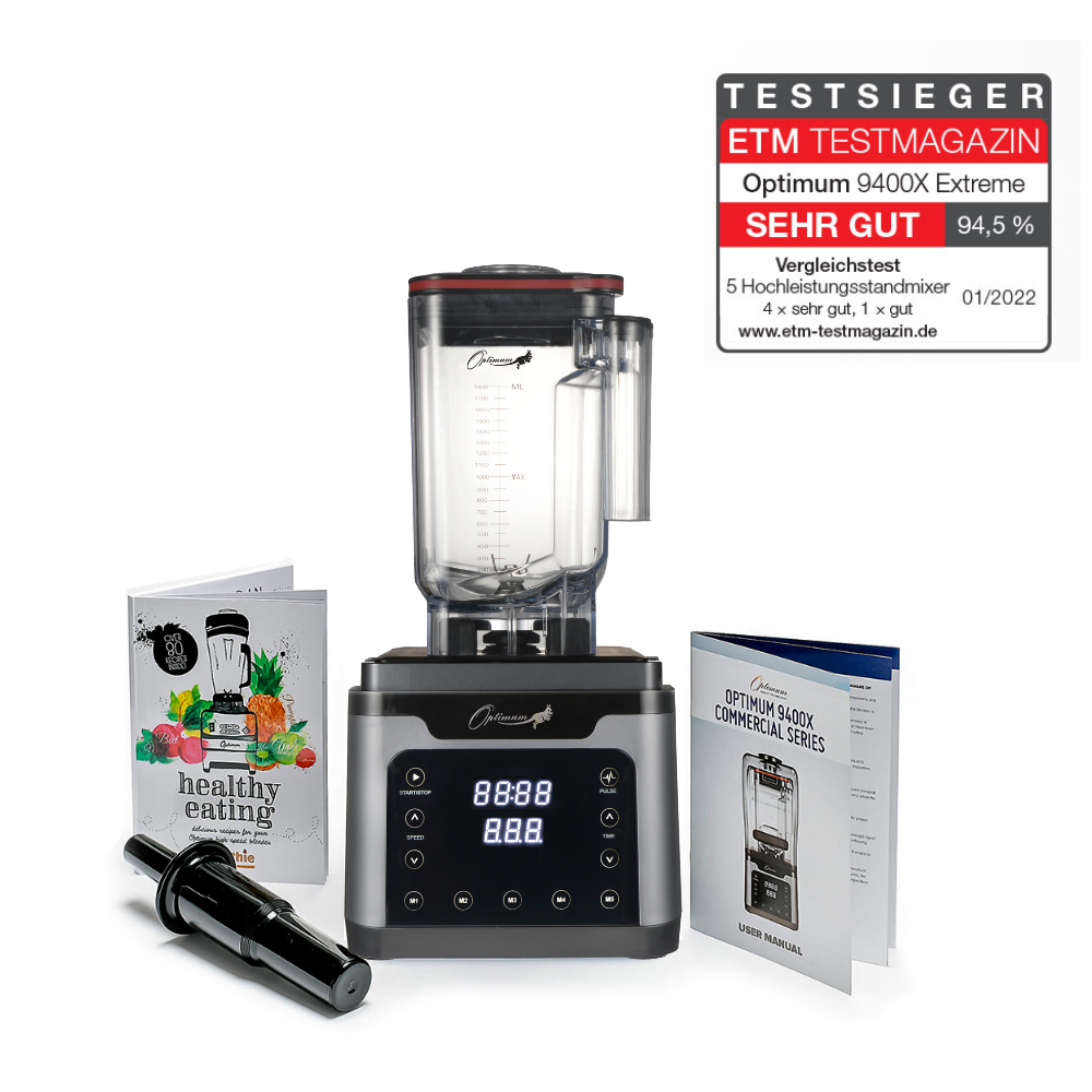 optimum 9400x gewerbemixer bester standmixer eis mixer hochleistungsmixer testsieger schallschutz