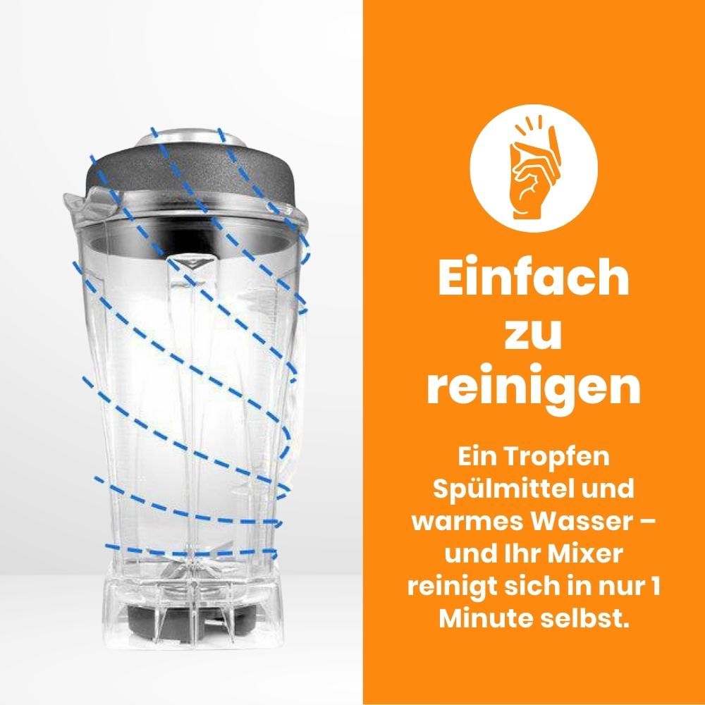 optimum 9200A standmixer hochleistungsmixer blender vortex mixer einfache reinigung